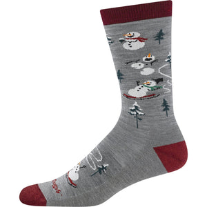 Darn Tough Mens Sled Head Crew Lightweight Lifestyle Socks  - 