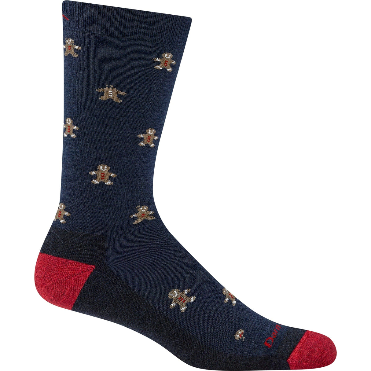 Darn Tough Mens Oh Snap Crew Lightweight Lifestyle Socks  -  Small / Eclipse