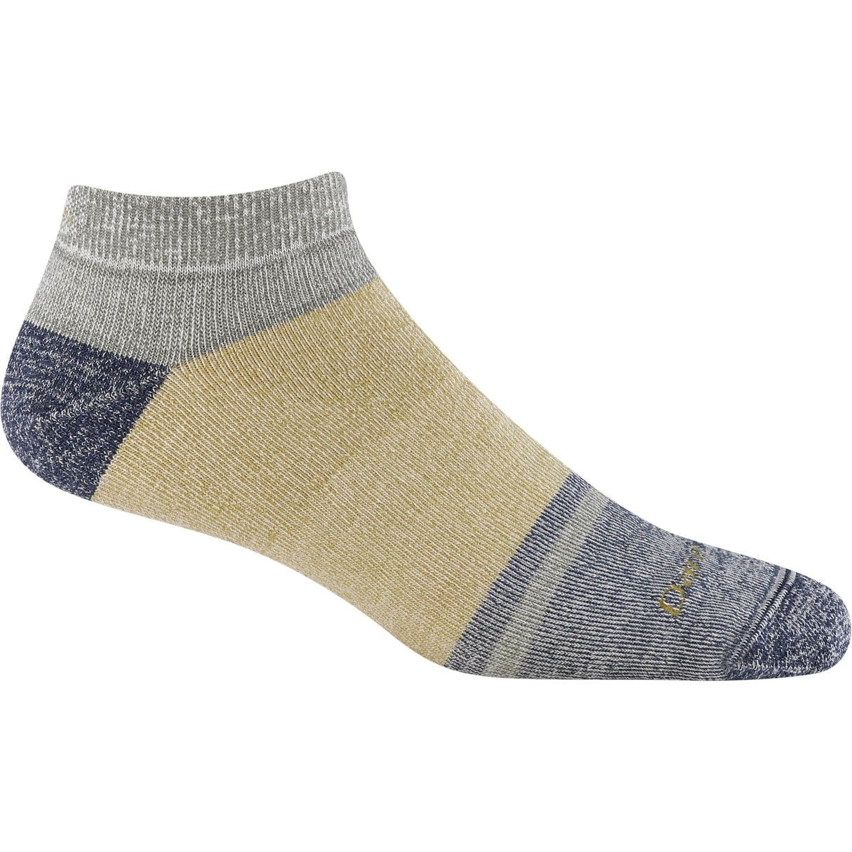 Darn Tough Mens Home Base No Show Heavyweight Lifestyle Socks  -  Medium / Fennel