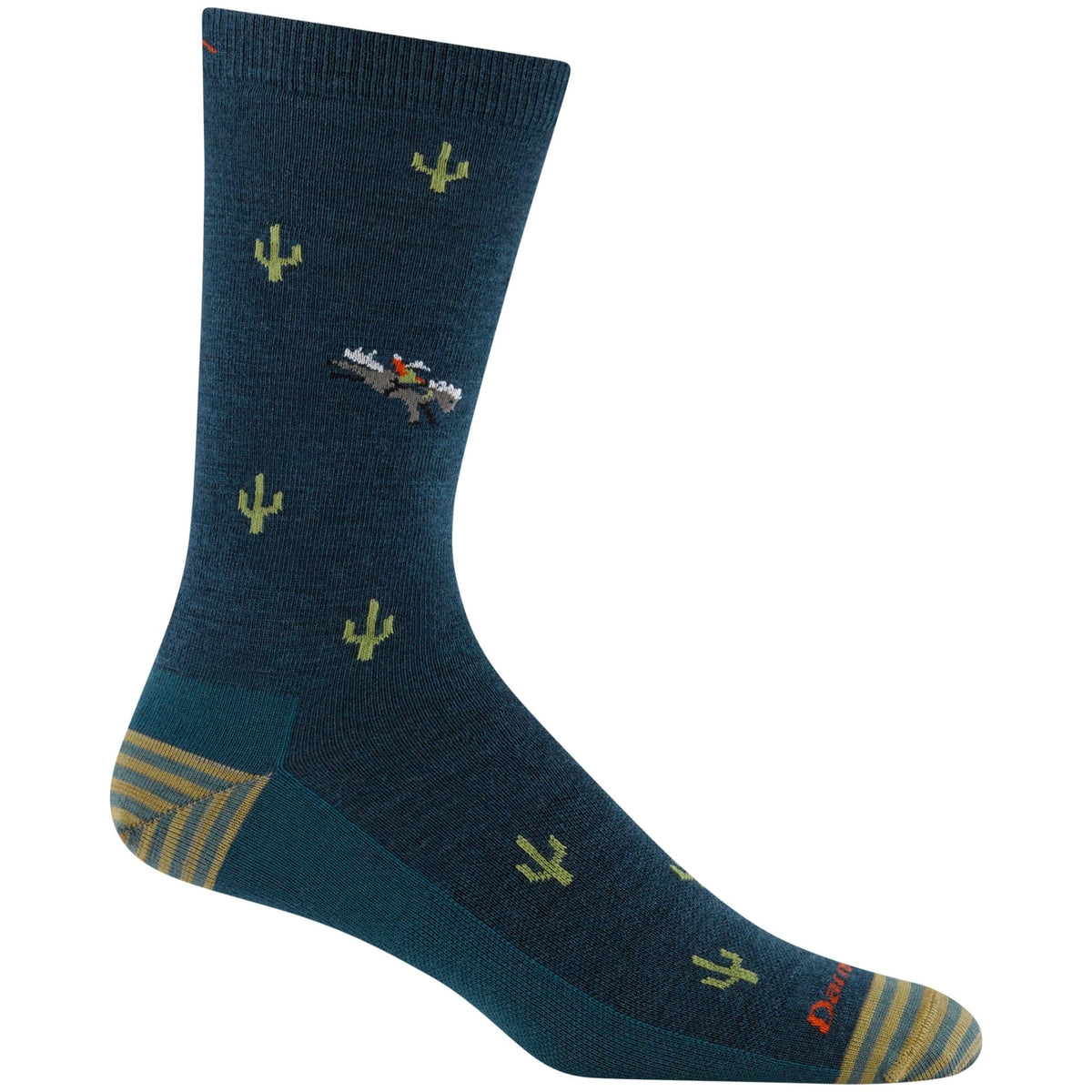 Darn Tough Mens Wool'd Wool'd West Crew Lightweight Lifestyle Socks ...