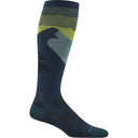 Darn Tough Mens Solstice Over-the-Calf Lightweight Ski & Snowboard Socks  -  Medium / Eclipse