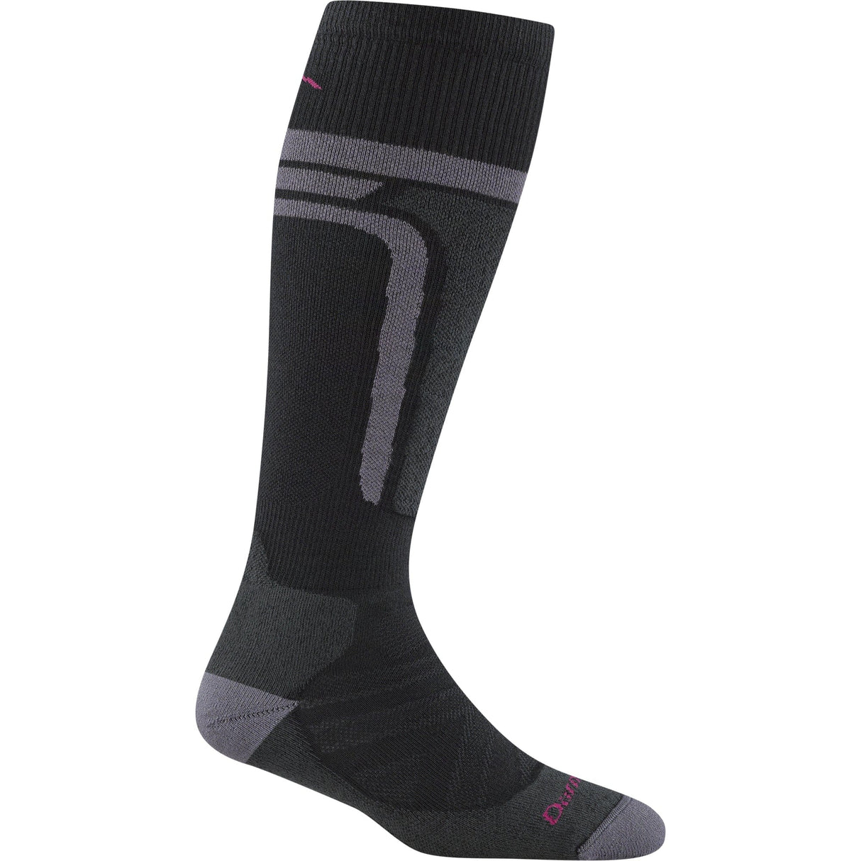 Darn Tough Womens Thermolite Edge Over-the-Calf Midweight Ski & Snowboard Socks  -  Small / Black