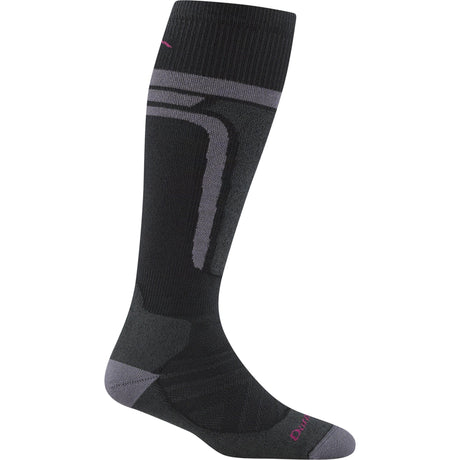 Darn Tough Womens Thermolite Edge Over-the-Calf Midweight Ski & Snowboard Socks  -  Small / Black