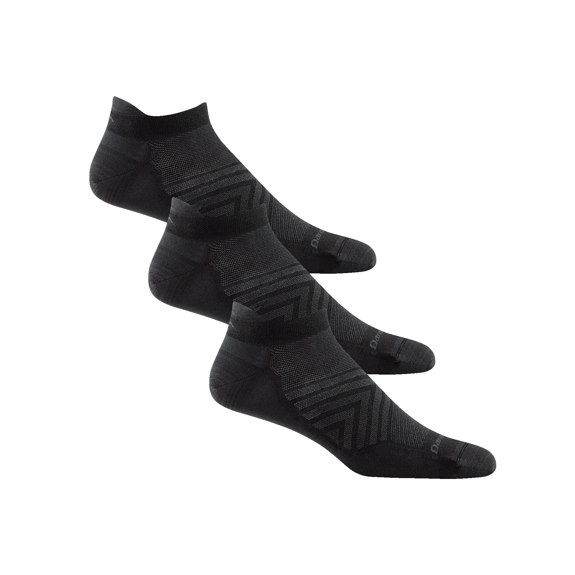 Darn Tough Mens Run No Show Tab Ultra-Lightweight 3-Pack Socks