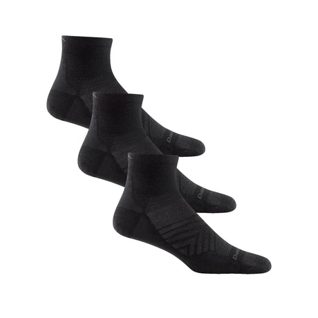 Darn Tough Mens Run Quarter Ultra-Lightweight 3-Pack Socks