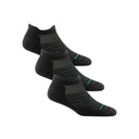 Darn Tough Womens Run No Show Tab Light Cushion Ultra-Lightweight 3-Pack Socks