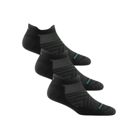 Darn Tough Womens Run No Show Tab Light Cushion Ultra-Lightweight 3-Pack Socks
