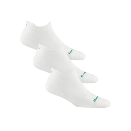 Darn Tough Womens Run No Show Tab Light Cushion Ultra-Lightweight 3-Pack Socks