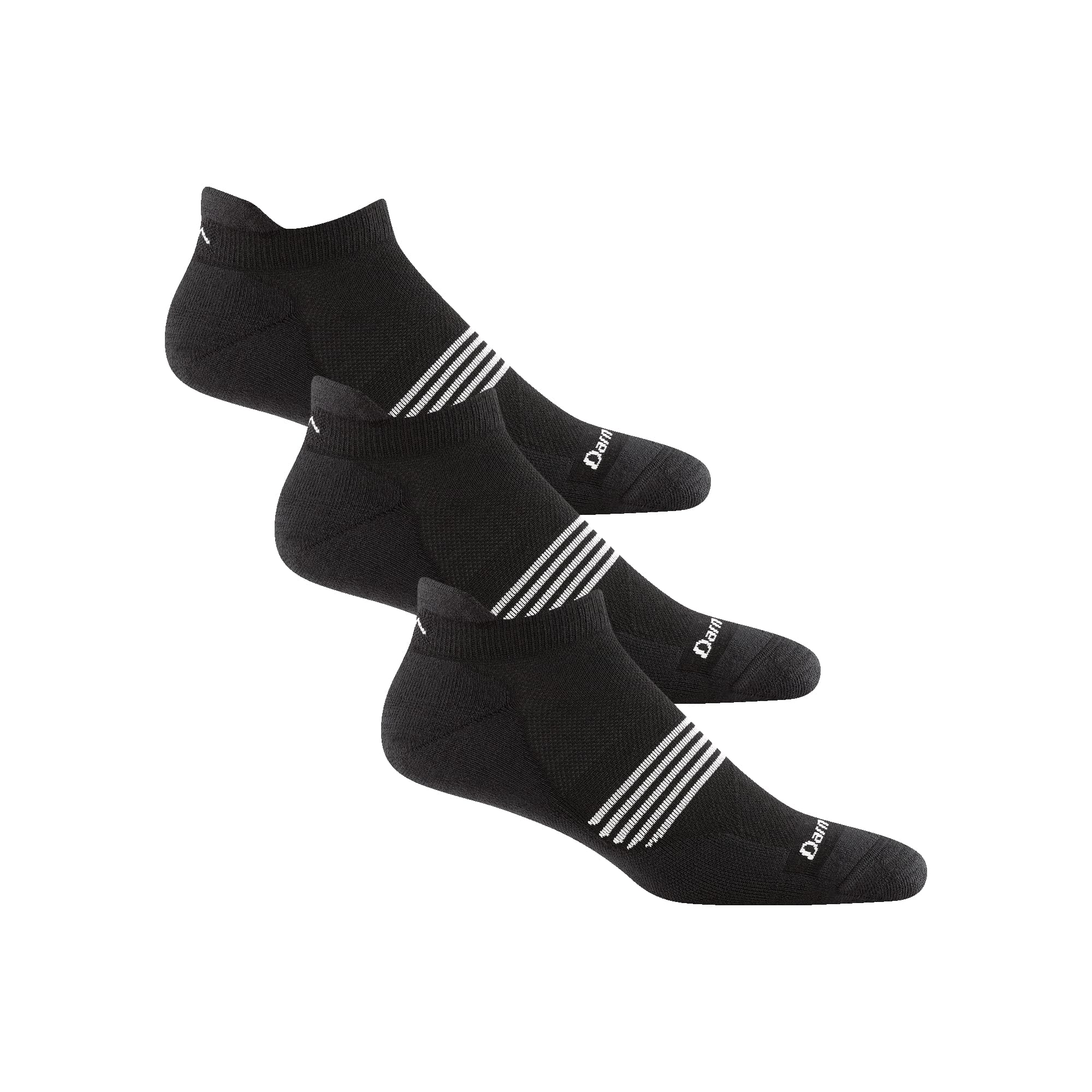 Darn Tough Mens Element No Show Tab Lightweight Running 3-Pack Socks