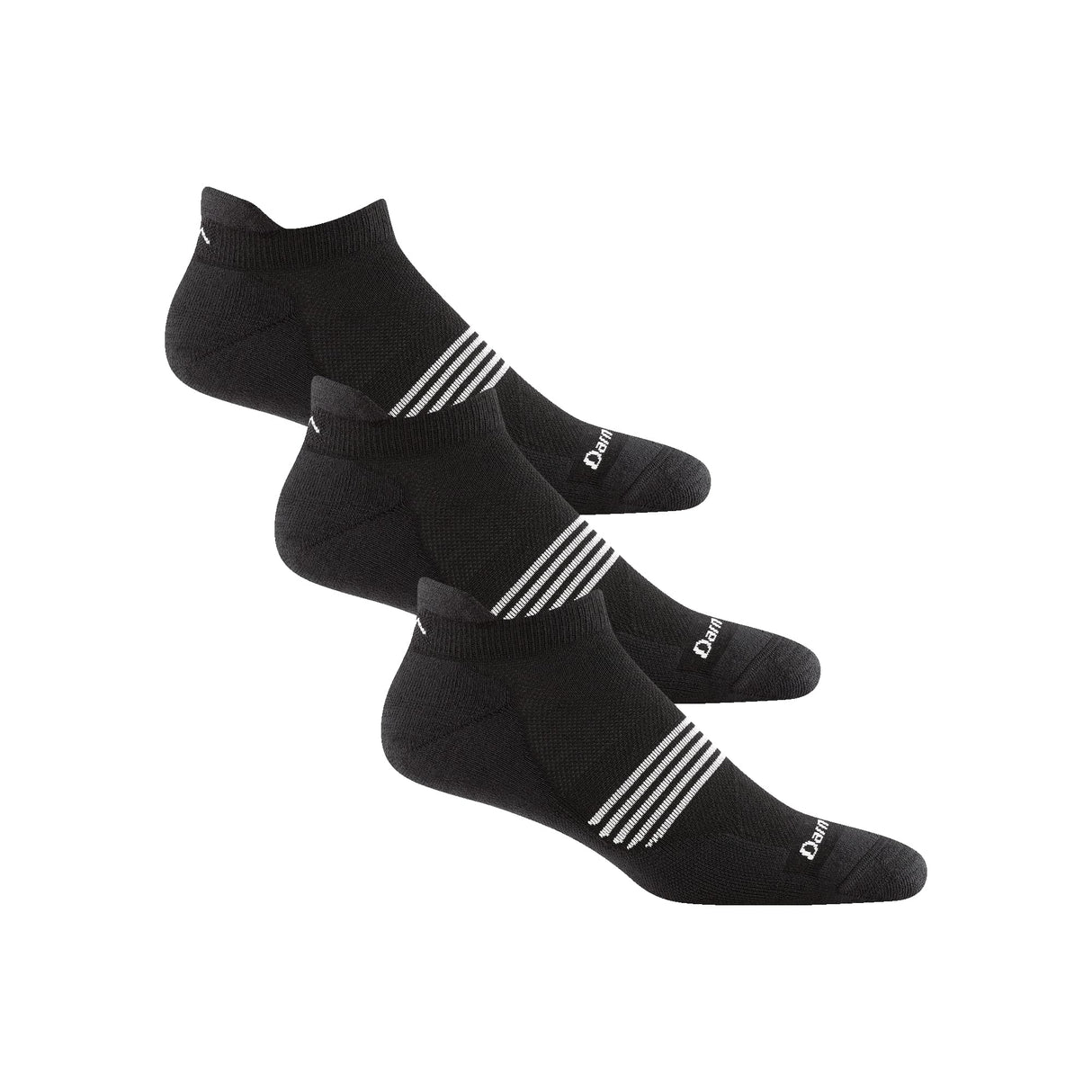 Darn Tough Mens Element No Show Tab Lightweight Running 3-Pack Socks