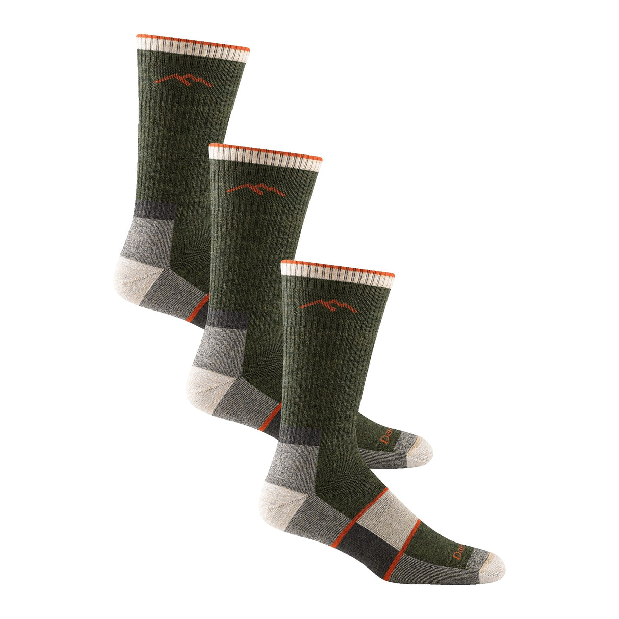 Darn Tough Mens Hiker Boot Full Cushion Midweight 3-Pack Socks