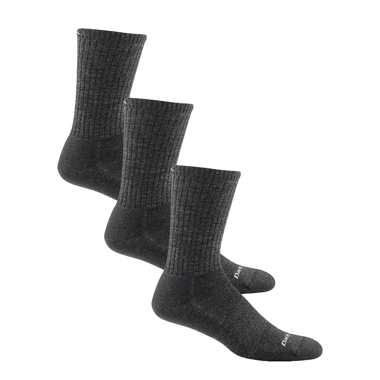 Darn Tough Mens The Standard Crew Lightweight Lifestyle 3-Pack Socks