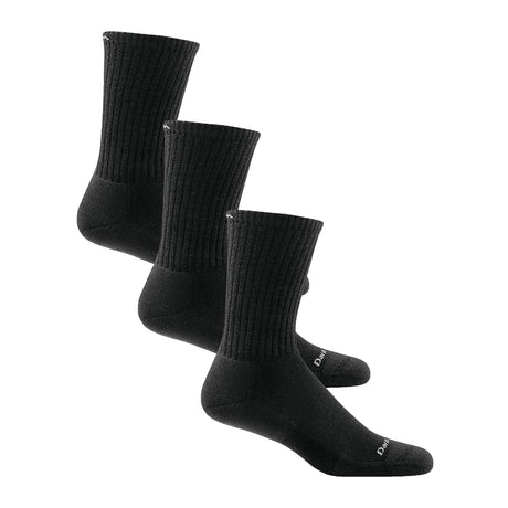 Darn Tough Mens The Standard Crew No Cushion Lightweight Lifestyle 3-Pack Socks