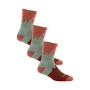 Darn Tough Womens Treeline Micro Crew Midweight Hiking 3-Pack Socks