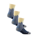 Darn Tough Womens Treeline Micro Crew Midweight Hiking 3-Pack Socks