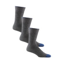 Darn Tough Mens Solid Crew Lightweight Lifestyle 3-Pack Socks