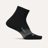 Feetures Elite Ultra Light Quarter Socks  -  Small / Black
