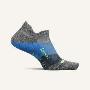 Feetures Elite Ultra Light No Show Tab Socks  -  Small / Gravity Gray