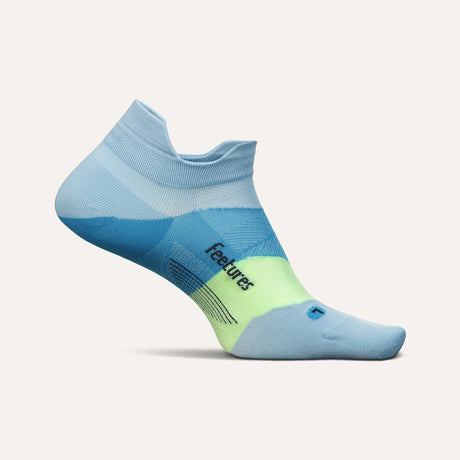 Feetures Elite Ultra Light No Show Tab Socks  -  Small / Blue Crystal