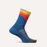 Feetures Elite Light Cushion Mini Crew Socks  -  Medium / Rhythmic Blue
