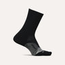 Feetures Elite Light Cushion Mini Crew Socks  -  Medium / Black