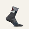 Feetures Elite Trail Max Cushion Mini Crew Socks  -  Small / Gray Summit