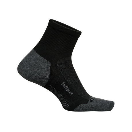 Feetures Elite Max Cushion Quarter Socks  -  Small / Black