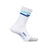 Feetures Elite Light Cushion Mini Crew Socks  -  Small / White Track