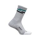 Feetures Elite Trail Max Cushion Mini Crew Socks  -  Small / Gray Track