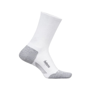 Feetures Elite Trail Max Cushion Mini Crew Socks  -  Small / White