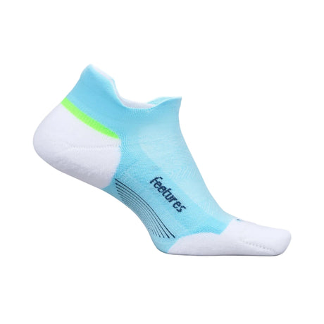 Feetures Elite Max Cushion No Show Tab Socks  -  Small / Cool Plunge