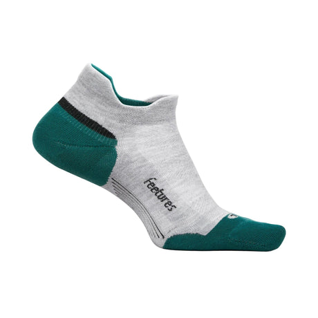 Feetures Elite Max Cushion No Show Tab Socks  -  Small / Stone Ivy