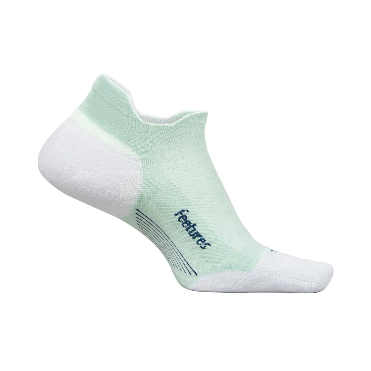 Feetures Elite Max Cushion No Show Tab Socks  -  Small / Supine Sage