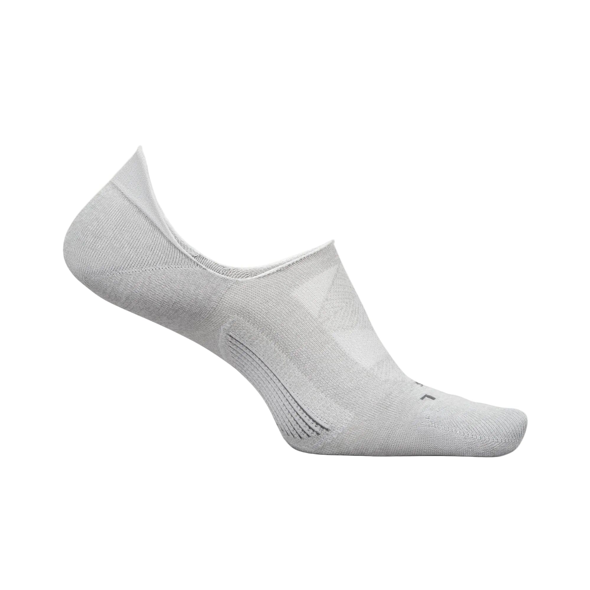 Feetures Elite Ultra Light Invisible Socks  -  Small / Light Gray