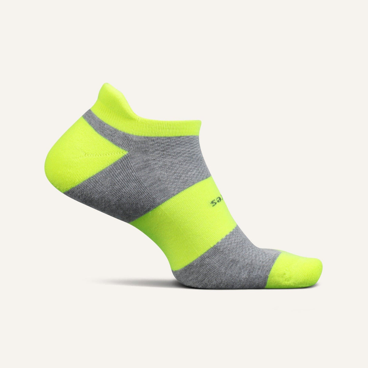 Feetures High Performance Ultra Light No Show Tab Socks  -  Small / Lightning