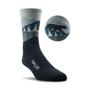 Farm to Feet Burbank Light Cushion 3/4 Crew Socks  -  Small / Black