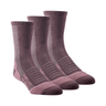 Farm to Feet Damascus Light Cushion 3/4 Crew Hiking 3-Pack Socks  -  Small / Dewberry