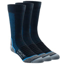 Farm to Feet Damascus Light Cushion Crew Hiking Socks 3-Pack  -  Medium / Black/Bunting