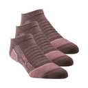 Farm to Feet Damascus Light Cushion No-Show Tab Hiking 3-Pack Socks  -  Small / Dewberry