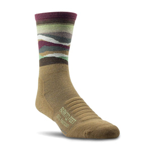 Farm to Feet Max Patch Lightweight 3/4 Crew Socks  -  Small / Coyote Brown