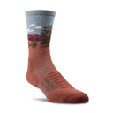 Farm to Feet Cascade Locks Light Targeted Cushion 3/4 Crew Hiking Socks  -  Small / Mahogany