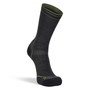 Fox River Stripe Medium Weight Crew Hiking Socks  -  Medium / Charcoal