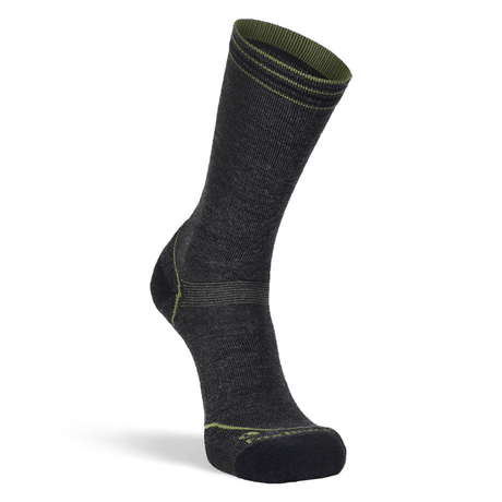 Fox River Stripe Medium Weight Crew Hiking Socks  -  Medium / Charcoal