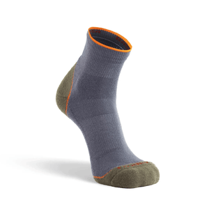 Fox River Basecamp 2.0 Lightweight Quarter Crew Socks  -  Medium / Gray/Olive