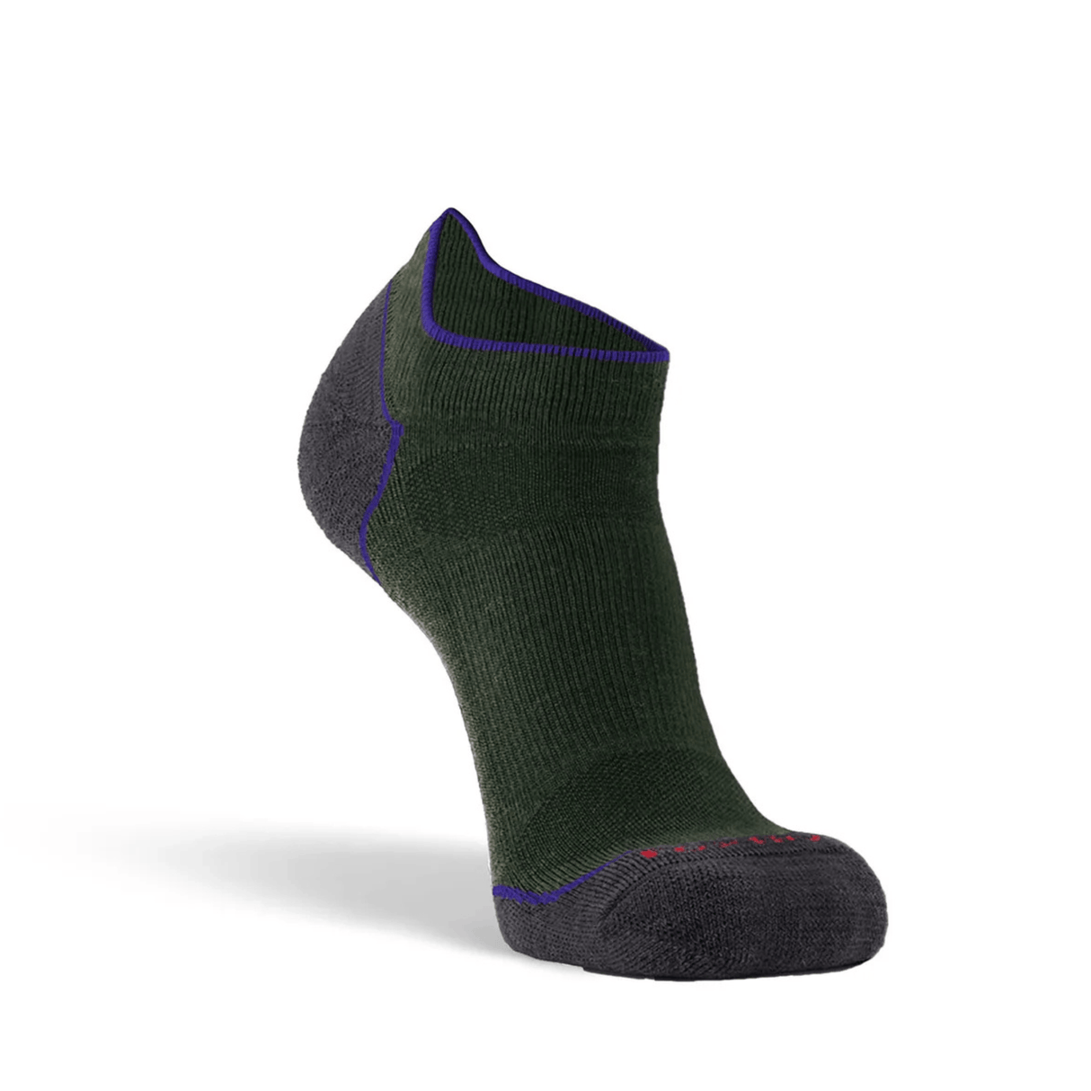Fox River Basecamp 2.0 Lightweight Ankle Socks  -  Medium / Olive/Charcoal