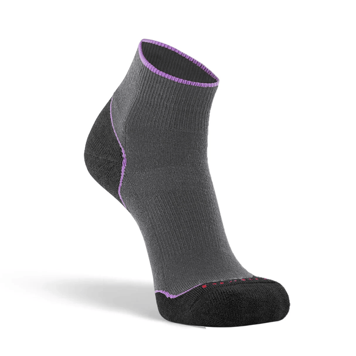 Fox River Womens Basecamp 2.0 Lightweight Quarter Crew Socks  -  Medium / Gray/Charcoal