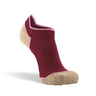 Fox River Womens Basecamp 2.0 Lightweight Ankle Socks  -  Medium / Burgundy/Beige