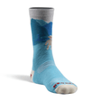 Fox River Kids Monkey Business Lightweight Crew Hiking Socks  -  Small / Capri Blue