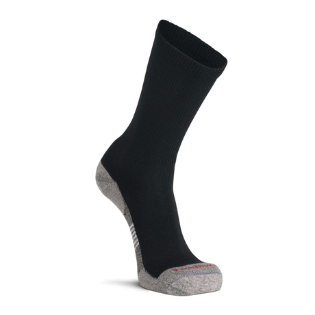 Fox River Diabetic Plus Lightweight Crew Socks  -  Medium / Black/Iron