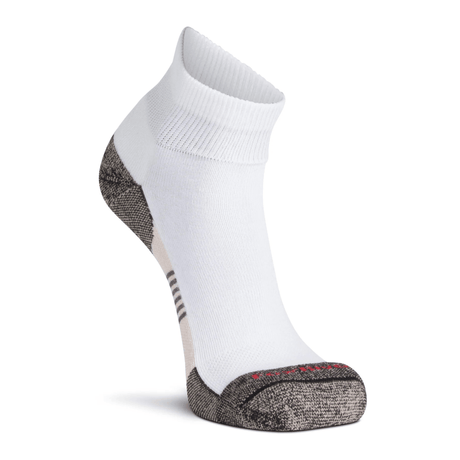 Fox River Diabetic Plus Lightweight Quarter Socks  -  Medium / White/Black